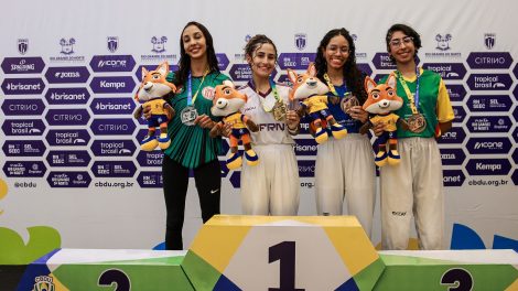 Atleta do taekwondo se despede de seu último JUBs com tricampeonato