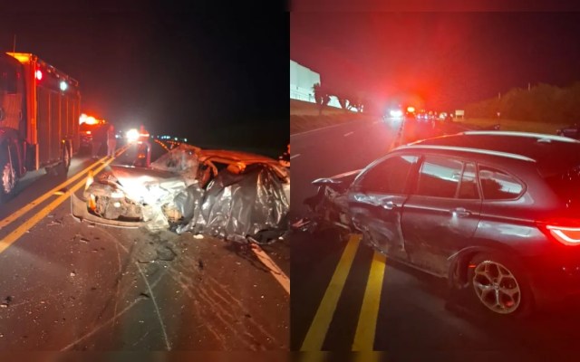 Acidente entre dois carros deixa um morto e cinco feridos na PR-444 em Mandaguari