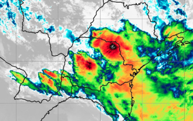 Simepar confirma dois tornados no Paraná em menos de 24 horas e acende alerta para novos fenômenos severos; Maringá tem previsão de chuva e ventos fortes